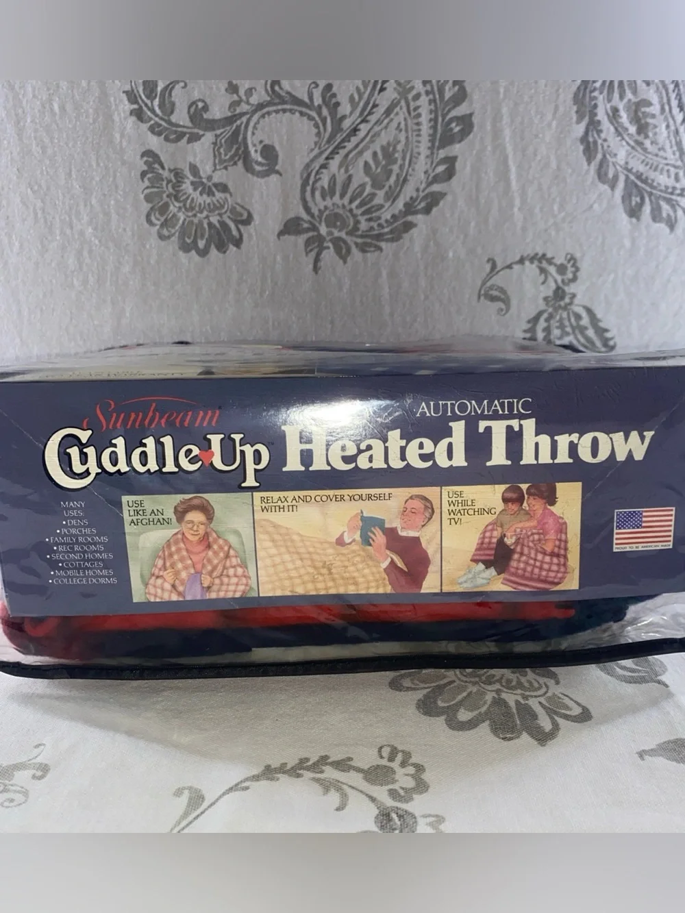 Vintage Sunbeam Electric‎ Throw / Blanket 50x60
